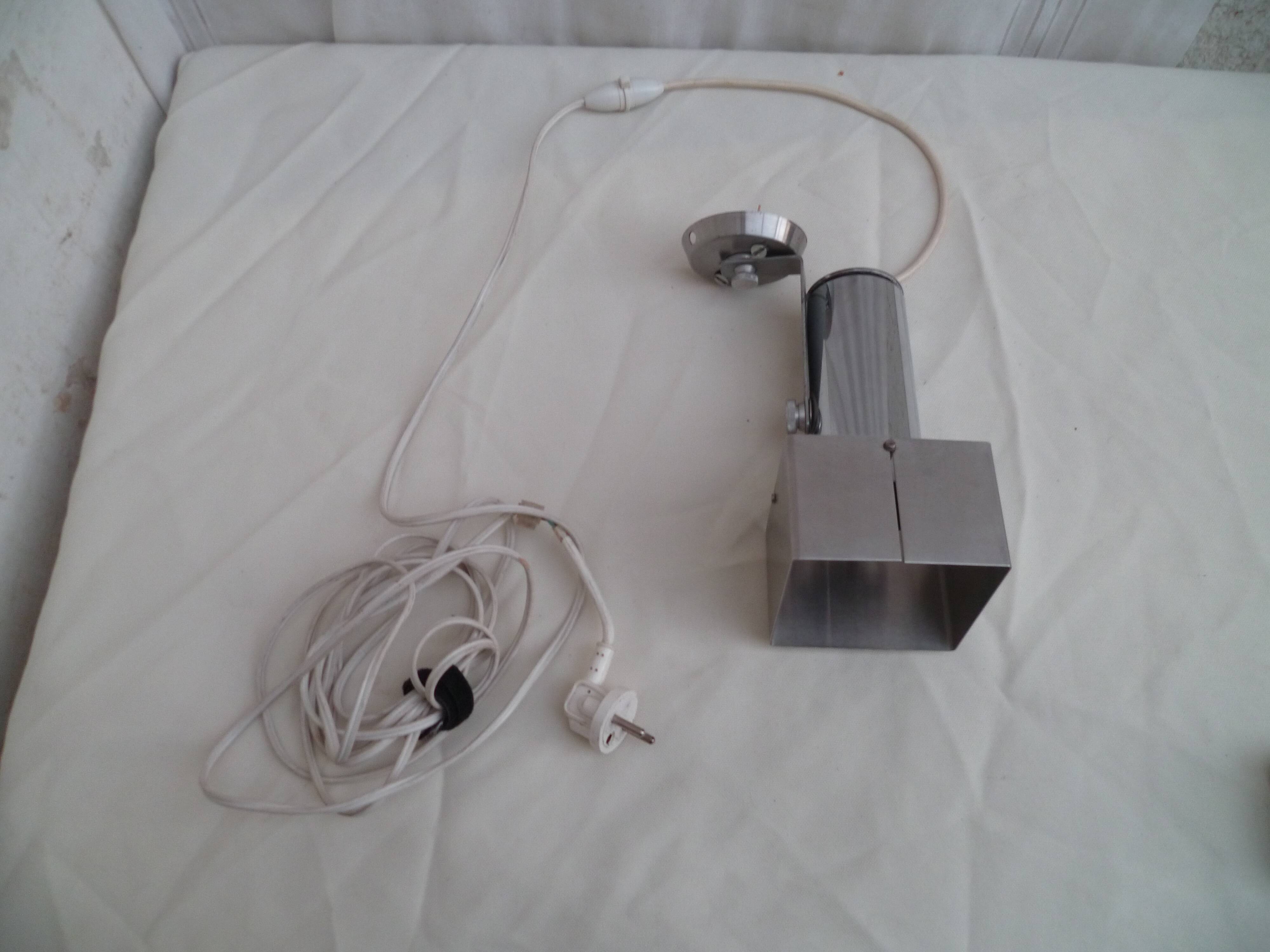 Applique wall years 70 alu brushed