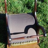 Chesterfield Victoria chair in green leather.