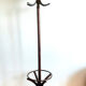 Curved wooden bistro parrot coat rack