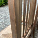 2 chaises en bois art nouveau