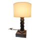 Lampe sculpture en bois, 1950