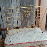 Vintage vinyl magazine rack