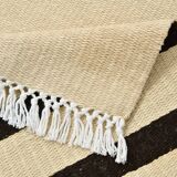 2x9 Handmade Hemp Runner Rug 75x282Cm