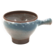 Large sky blue stoneware ceramic mug with handle by Roger Jacques, 1960s