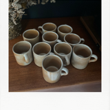 Set 10 stoneware cups