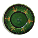 Painted and varnished terracotta stamped Biot