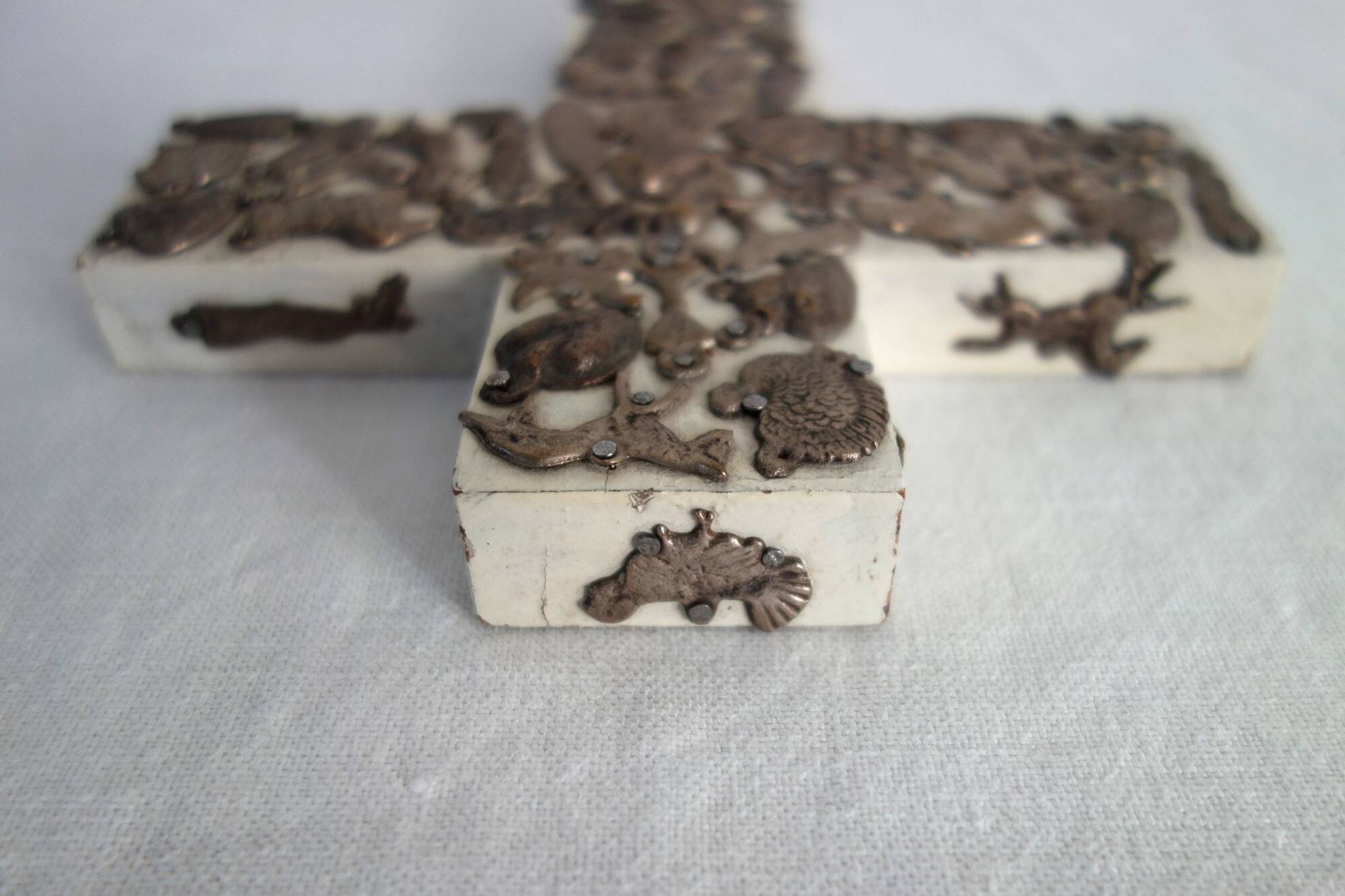 Milagro Cross by Estela Ogazon Religious Folk Art, Mexico