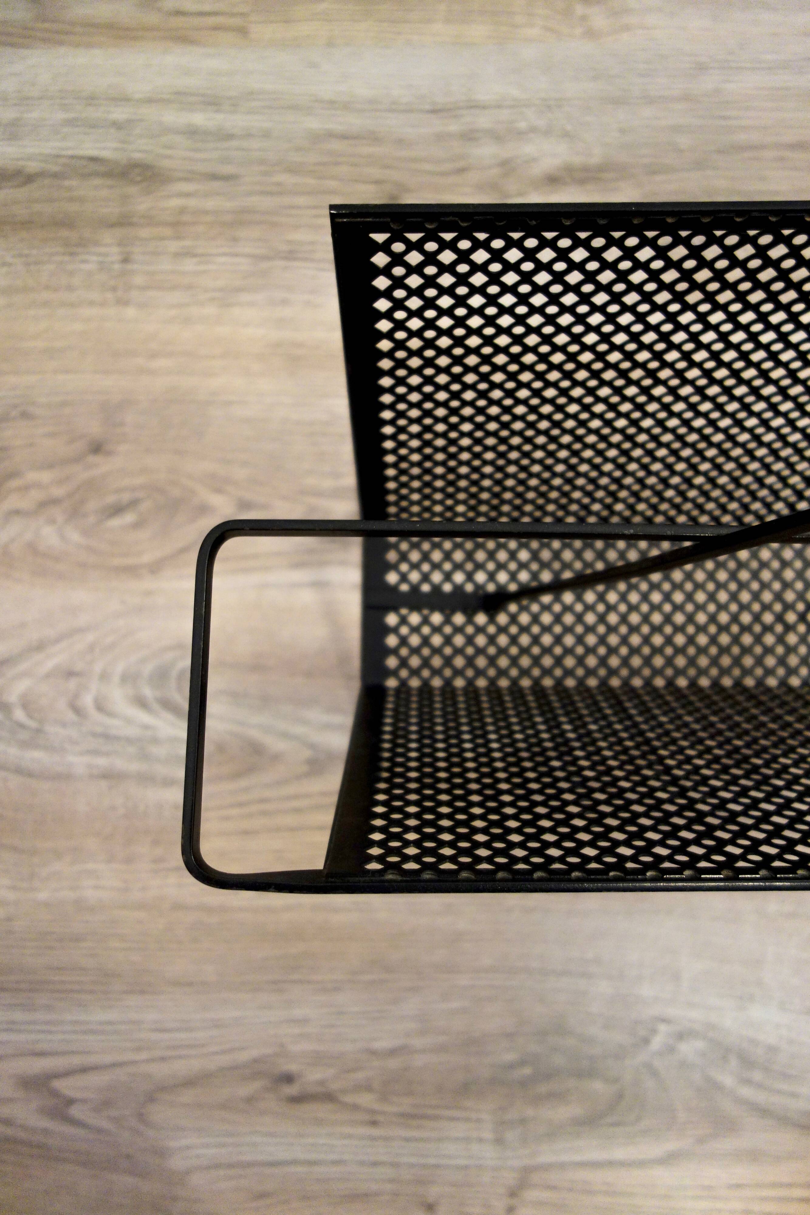 Mathieu Matégot's magazines rack from the 1950s
