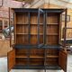 80s patinated bookcase