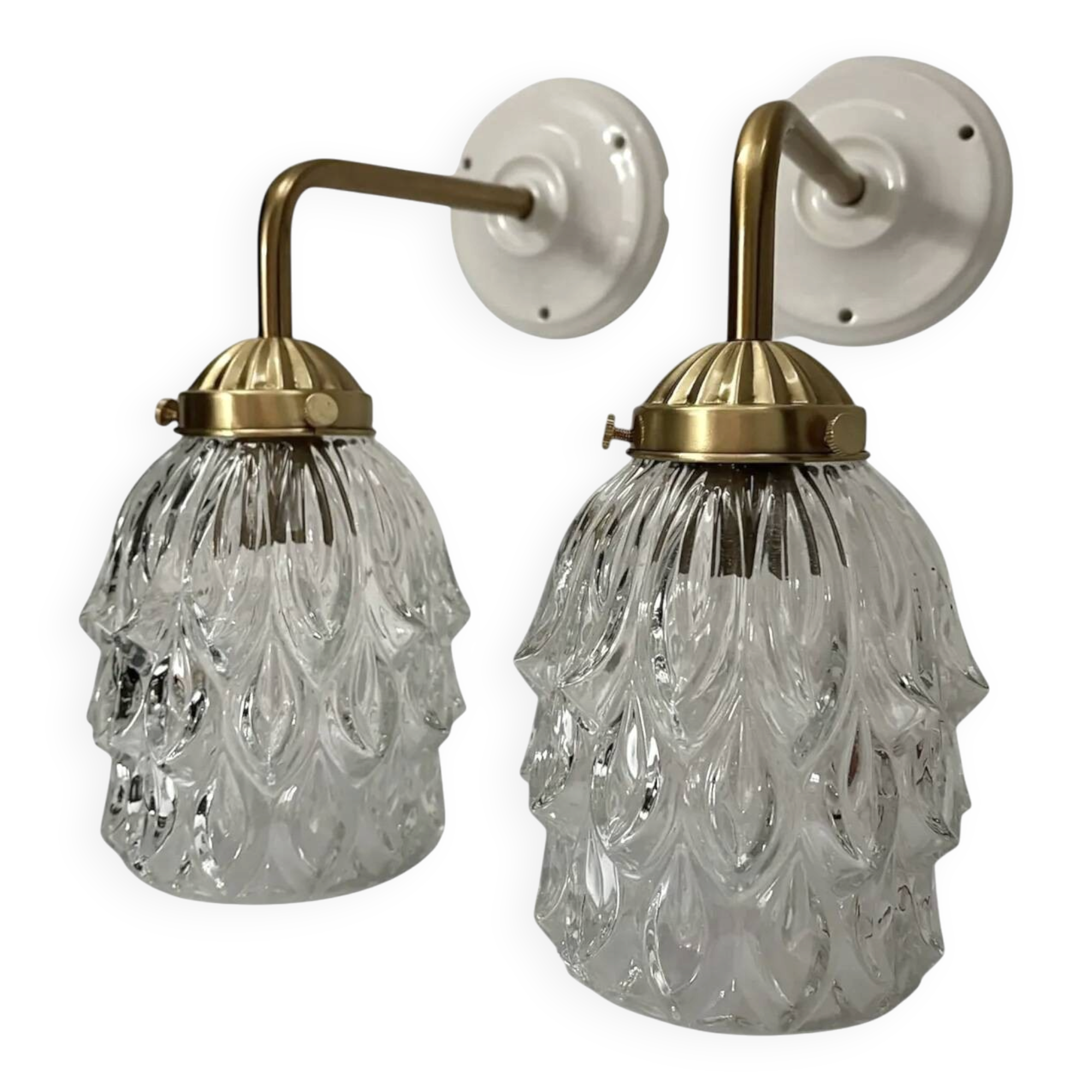 Pair of vintage wall sconces