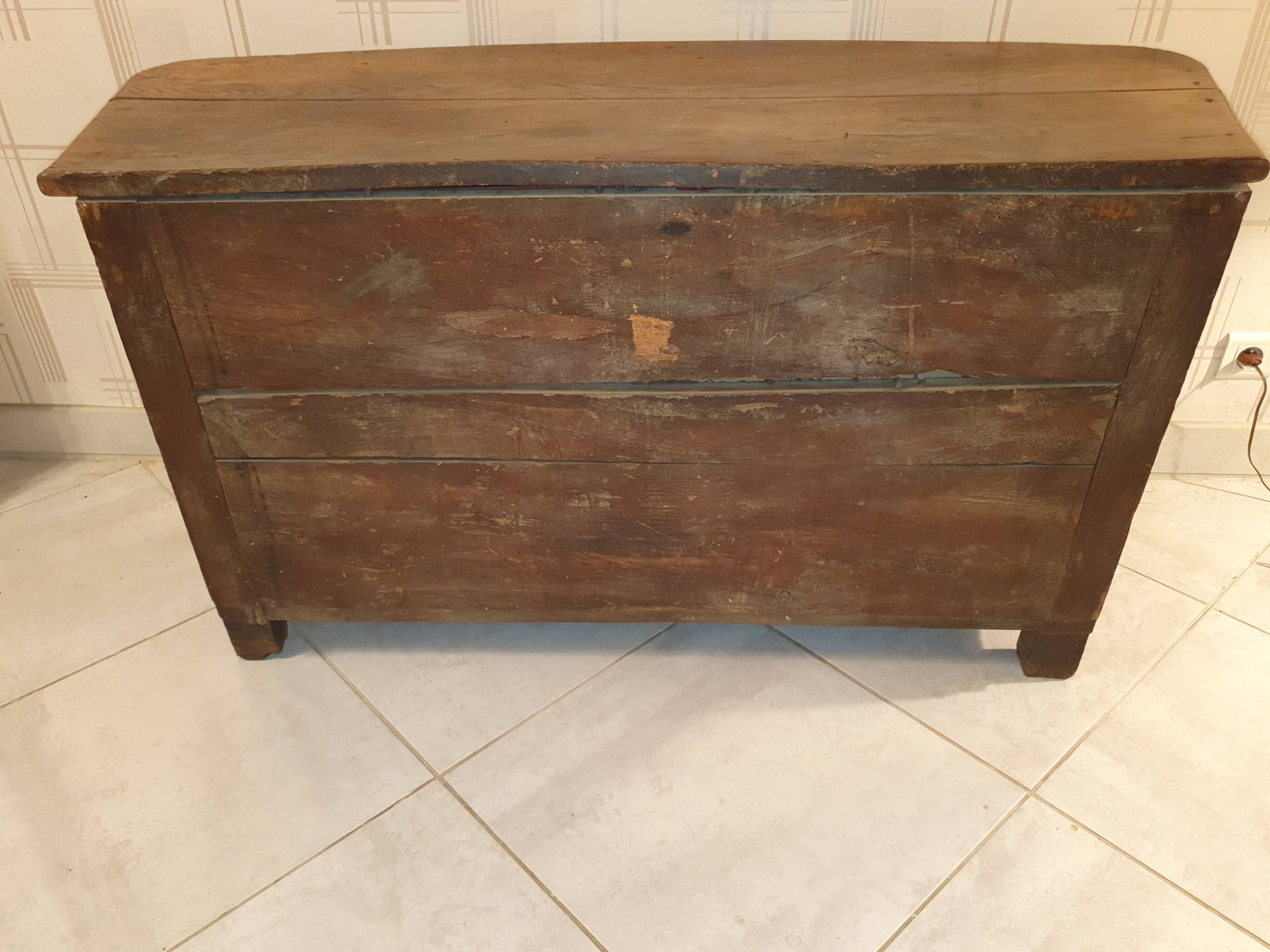 Low oak sideboard
