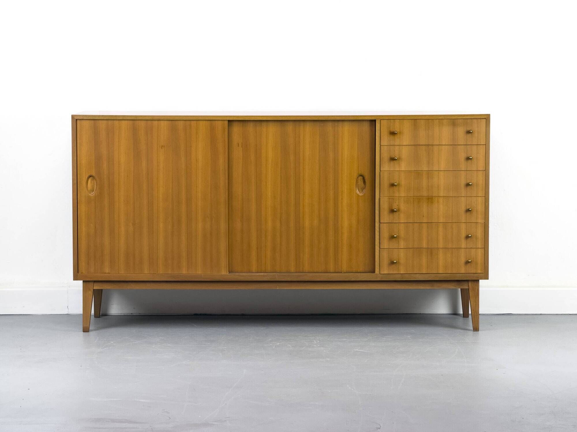 Mid-Century Sideboard in Walnut by Georg Satink for WK Möbel, 1950s
