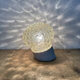 Applique murale vintage en porcelaine blanche, années 1970