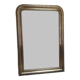 Golden Louis Philippe mirror H122xW84cm with gilded motifs.