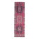 Vintage Turkish Hand-Knotted Wool Cotton Pink Runner Rug 104x351