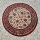 Round oriental rug