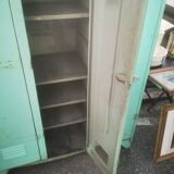 Vintage metal locker cabinet