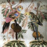 Empty pocket décor parrots