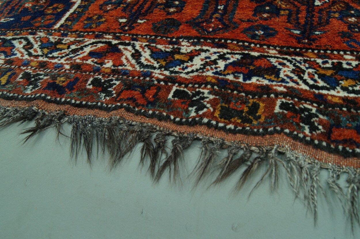 Antique Persian Shiraz carpet, 1900s, 225x162 cm