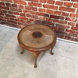 Coffee table in cannage