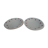 Paire d'assiettes "digoin"