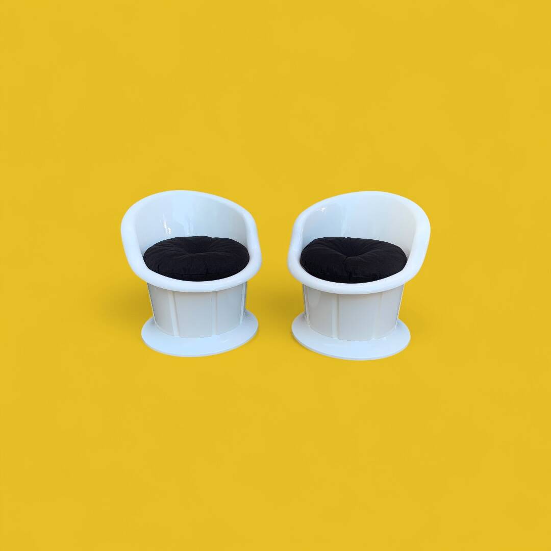 Pair of Popptorp armchairs designed by K. & M. Hagberg for Ikea 1990