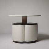 Space age height adjustable dining table, Italy 70s