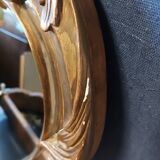 Console with mirror