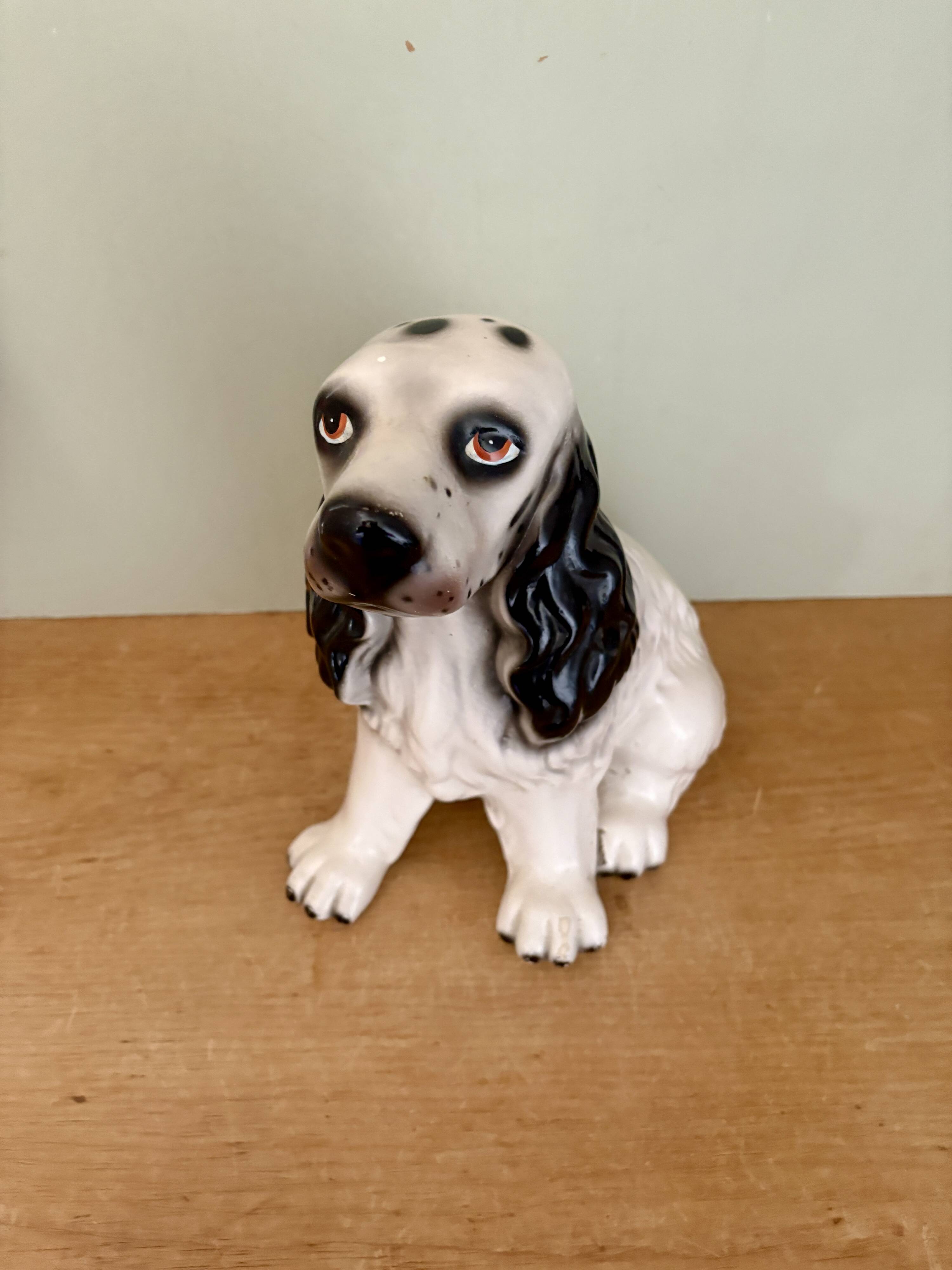 Vintage ceramic dog