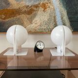 Pair of lamps "Sirio" Harvey Guzzini. Italy 1971