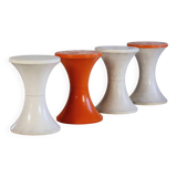 Set of 4 Tam Tam stools by Henri Massonnet for Stamp, 1970