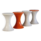 Set of 4 Tam Tam stools by Henri Massonnet for Stamp, 1970