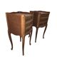 Pair of Louis XV style bedside tables in oak