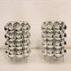 Pair of  Kare design table lamps model 62455 with chromed plastic bubbles