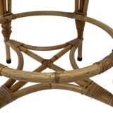 Vintage rotan bar stool 60s design