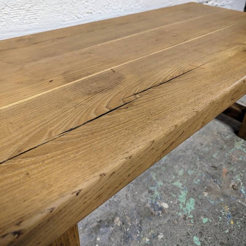 Solid oak coffee table