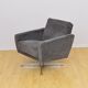 Mid-century velor swivel armchair, 1960s