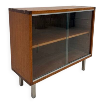 1970s glass-fronted sideboard