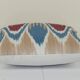 Vintage ikat cushion cover 33x33 cm