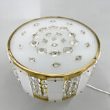 Lampe de table en laiton de la verrerie Novy Bydzov, Tchécoslovaquie, 1970