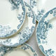 6 assiettes creuses vintage terre de fer clairefontaine modèle "pavot"