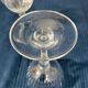 Lot of 2 crystal glass crystal glass crystal sized