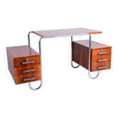 Czech Bauhaus Writing Desk in Walnut attributed to A. Lurcat for Kovona, 1920s
