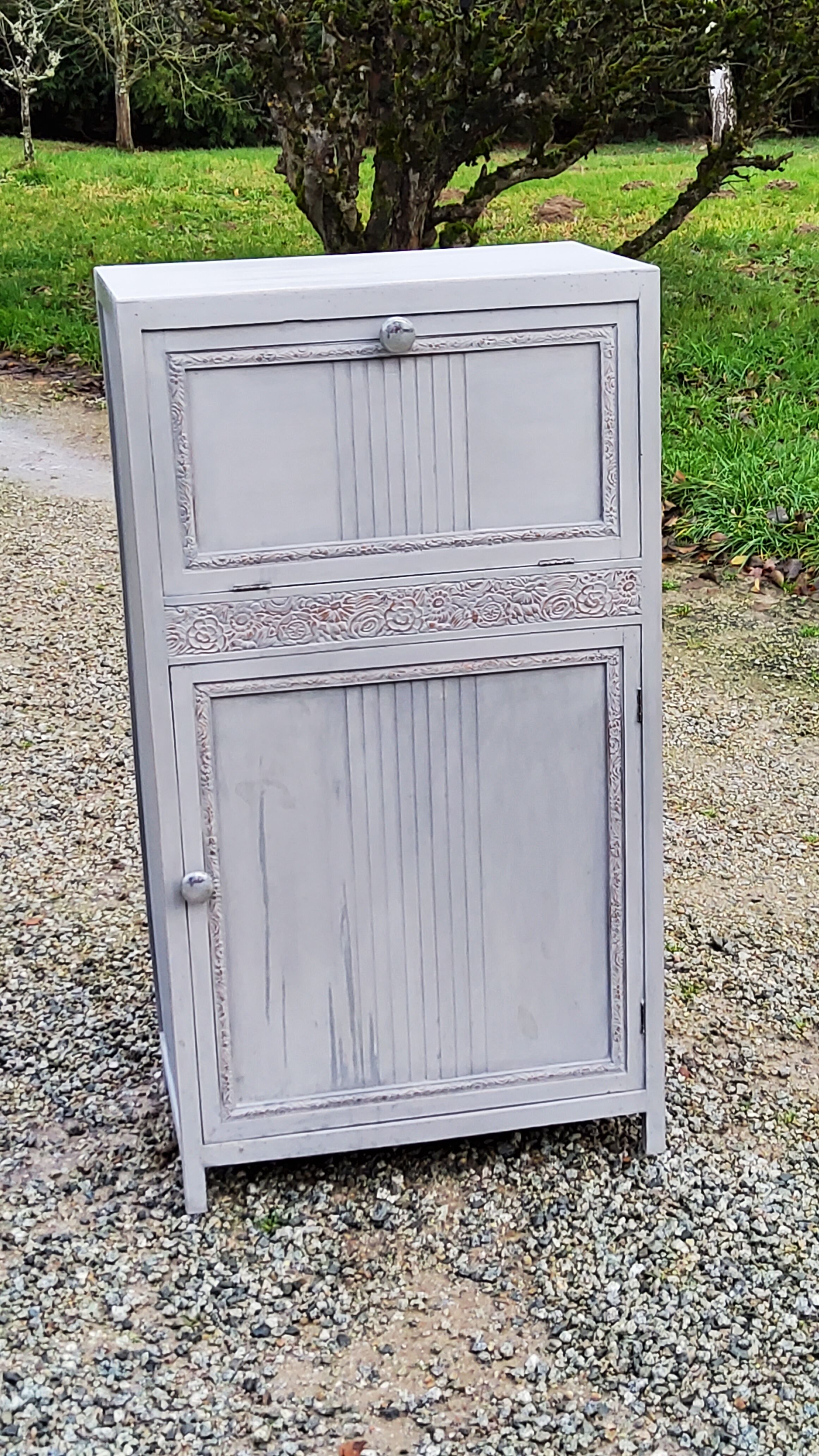 Jam maker of the 30s in beech gray patina