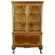 Vitrine en bois et placage d'acajou Chippendale, années 1930