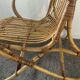 1970s rattan children's armchair