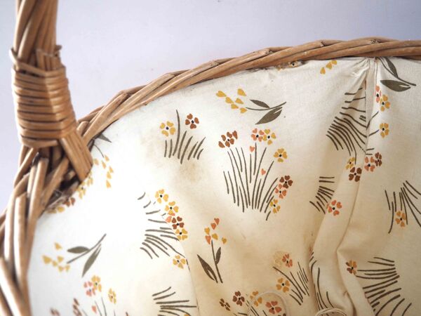 Corbeille panier en rotin