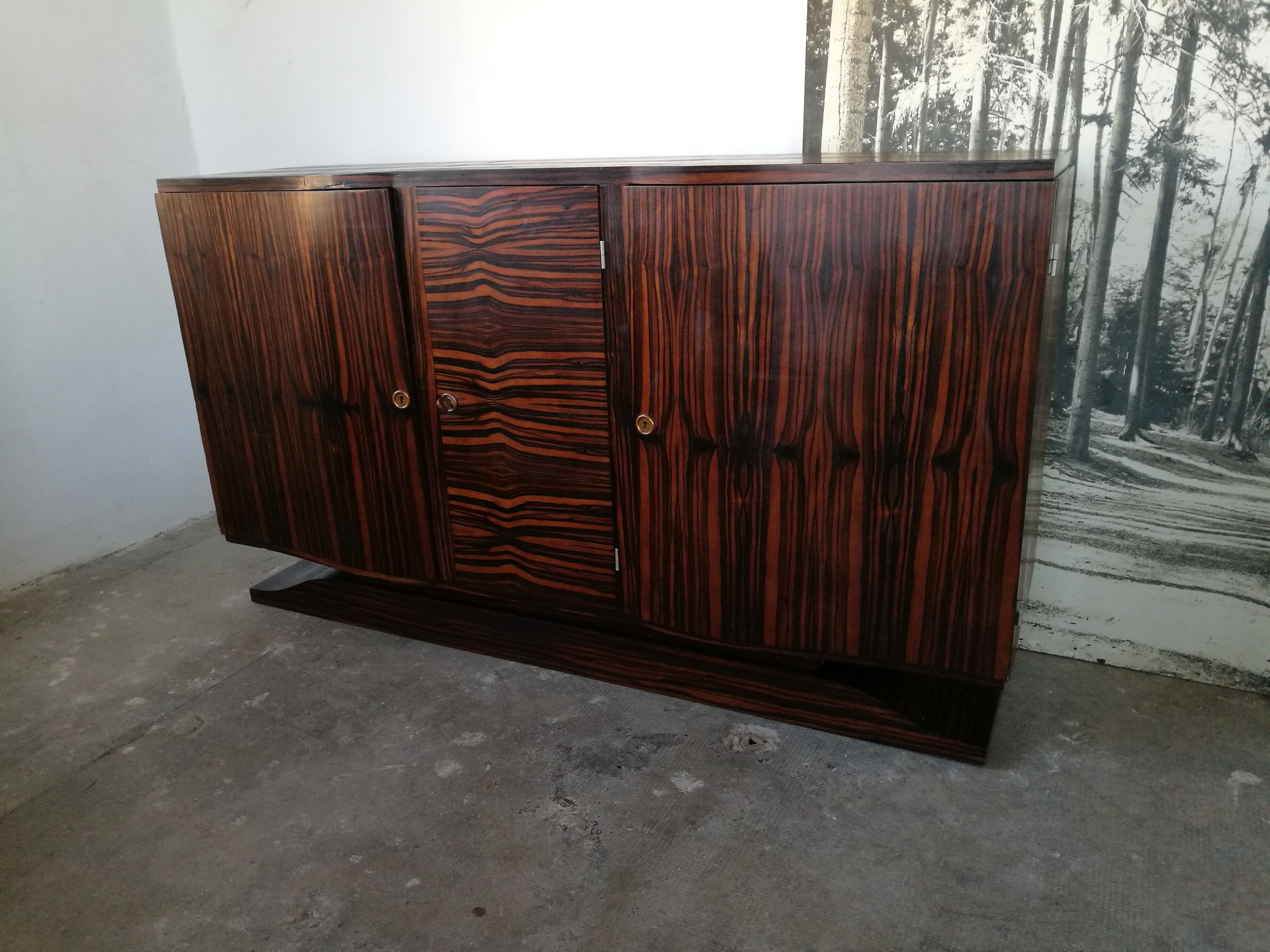 Sideboard in macassar ebony