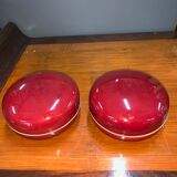 Pair of Sarreguemines candy box