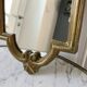 Miroir en bois doré années 40-50